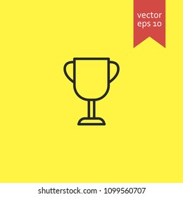 trophy. trophy icon. sign design. Vector EPS 10.