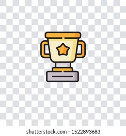 trophy icon sign and symbol. trophy color icon for website design and mobile app development. Simple Element from rewards collection for mobile concept and web apps icon.