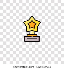 trophy icon sign and symbol. trophy color icon for website design and mobile app development. Simple Element from rewards collection for mobile concept and web apps icon.