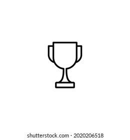 Trophy icon, Trophy sign vector  for web site Computer and mobile app