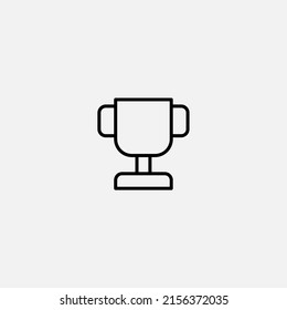Trophy icon sign vector,Symbol, logo illustration for web and mobile