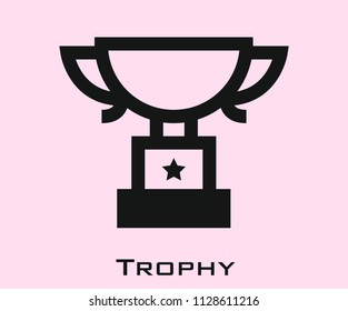 Trophy icon signs