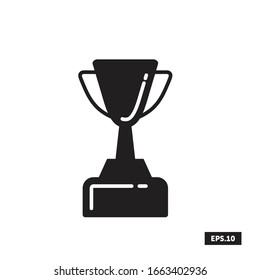 Trophy Icon, Trophy Sign/Symbol Vector