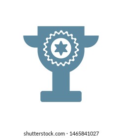 Trophy icon, Trophy with star 
