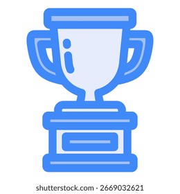 Símbolo de icono de trofeo. Ilustración vectorial.