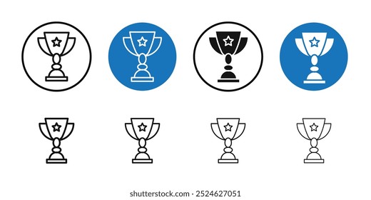 Ícone de troféu Coleção de arte em linha fina