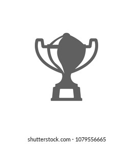 Trophy icon in trendy flat style isolated on white background. Symbol for your web site design, logo, app, UI. Vector illustration, EPS