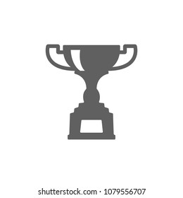 Trophy icon in trendy flat style isolated on white background. Symbol for your web site design, logo, app, UI. Vector illustration, EPS