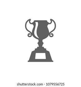 Trophy icon in trendy flat style isolated on white background. Symbol for your web site design, logo, app, UI. Vector illustration, EPS