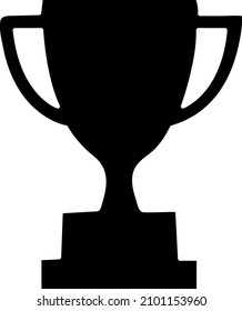icono de trofeo en estilo plano de moda sobre fondo blanco..eps
