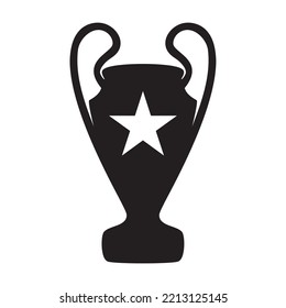 trophy icon in trendy flat style based on white background.