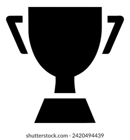 trophy icon in trendy flat style, vector icon