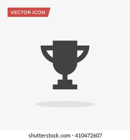 Trophy Icon in trendy flat style isolated on grey background. Prize symbol for your web site design, logo, app, UI. Vector illustration, EPS10.