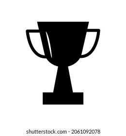 Trophy icon in trendy vector design illustration