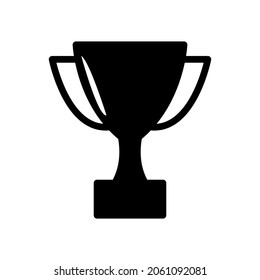 Trophy icon in trendy vector design illustration