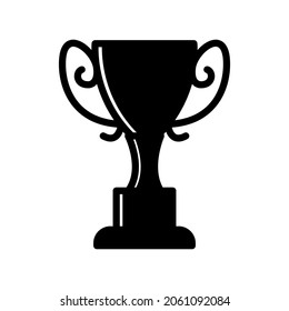 Trophy icon in trendy vector design illustration