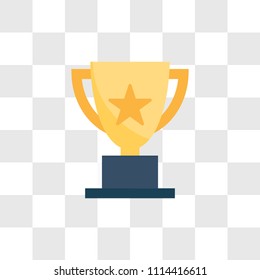 Trophy icon vector