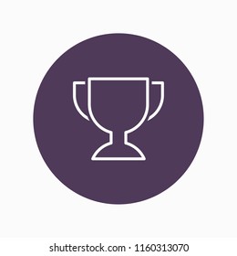 trophy icon vector
