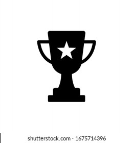 Trophy icon vector. Champion icon vector illustration 