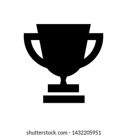 Trophy icon vector. champions cup icon illustration.