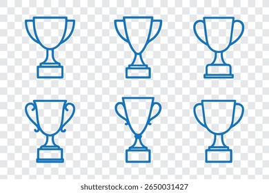 trophy icon vector. Trophy cup symbol icon