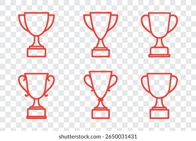 trophy icon vector. Trophy cup symbol icon