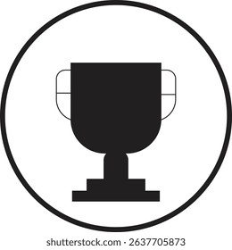 trophy icon vector design illustration