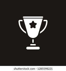 trophy icon. trophy vector design. sign design