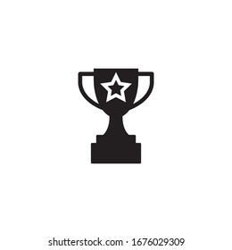Trophy Icon Vector Design Template
