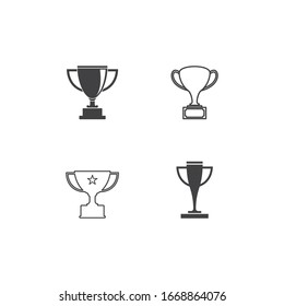 Trophy icon vector eps 10 design
