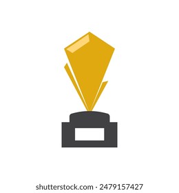 Trophy icon vector eps 10 flat design