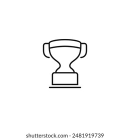 Icono de trofeo Vector. VECTOR EPS 10 editable