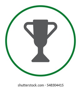 Trophy Icon Vector flat design style