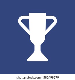 Trophy Icon Vector flat design style