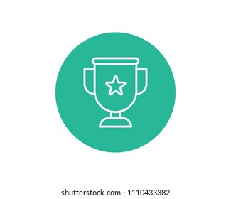 Trophy icon Vector illustration