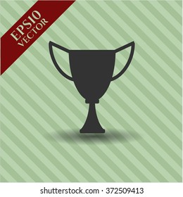 Trophy icon vector illustration