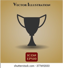 Trophy icon vector illustration