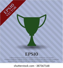 Trophy icon vector illustration