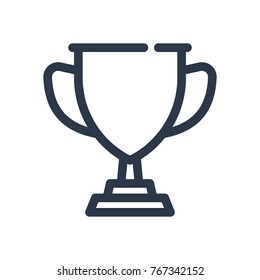 trophy icon, vector illustration editable object trophy icon for your logo website mobile app UI design