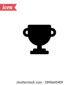 Trophy icon. Vector illustration EPS 10.