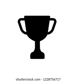 Trophy icon, vector illustration. Flat design style. vector trophy icon illustration isolated on white background, trophy icon Eps10. trophy icons graphic design vector symbols.