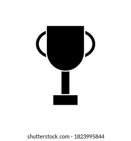 Trophy icon, vector illustration. Flat design style. vector trophy icon illustration isolated on white background, trophy icon Eps10. trophy icons graphic design vector symbols.