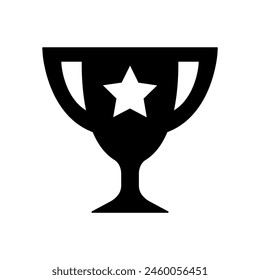 Trophy icon. Vector illustration graphic design  