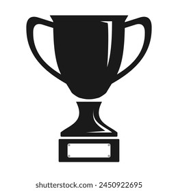 Trophy icon vector illustration isolated on white background