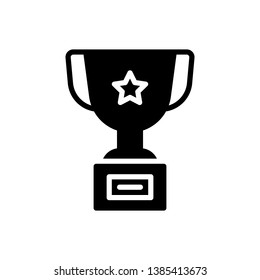 Trophy Icon Vector Illustration Logo Template