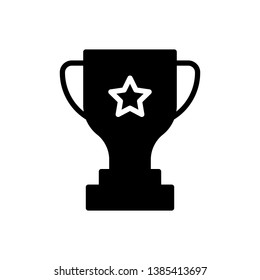 Trophy Icon Vector Illustration Logo Template