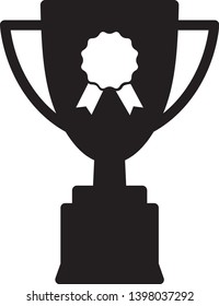 Trophy Icon Vector Illustration Logo Template