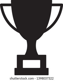 Trophy Icon Vector Illustration Logo Template