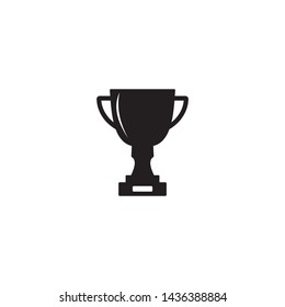 Trophy Icon Vector Illustration Logo Template