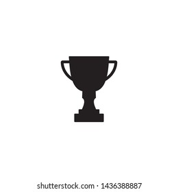 Trophy Icon Vector Illustration Logo Template